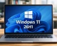Windows 11 26H1 est là, mais ne cherchez pas à l’installer sur votre PC actuel