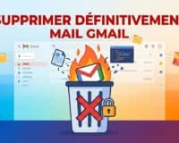 supprimer définitivement mail Gmail