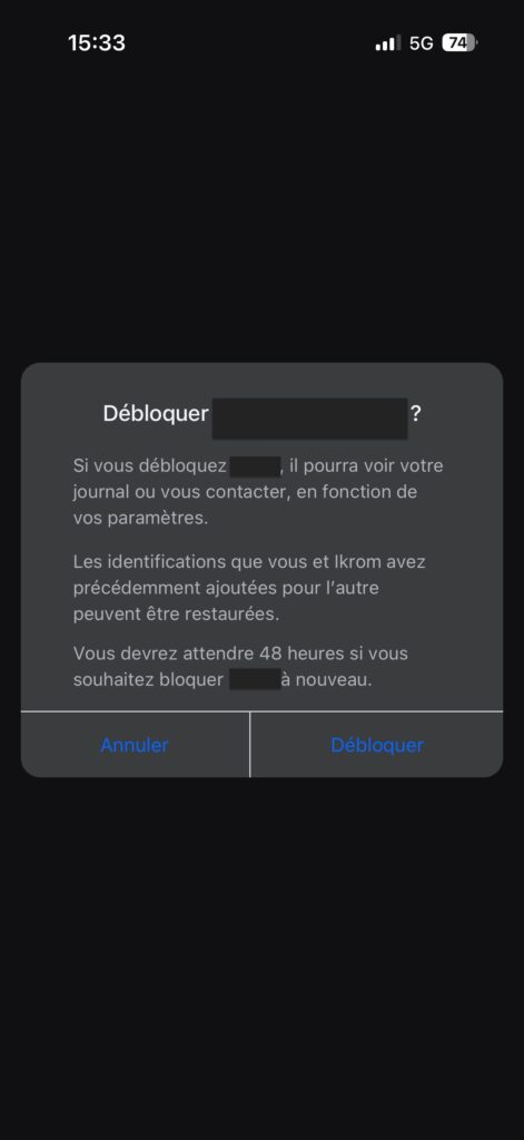 débloquer page Facebook