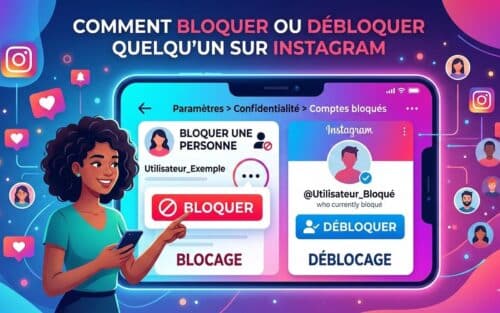 Bloquer personne Instagram