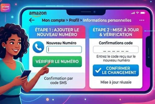 Changer adresse Amazon