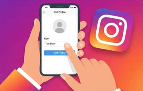 Changer nom Instagram