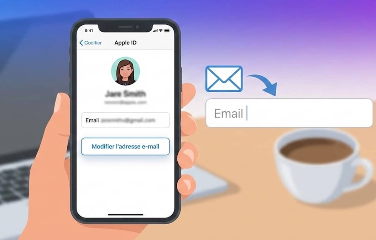 modifier l’adresse e-mail Apple