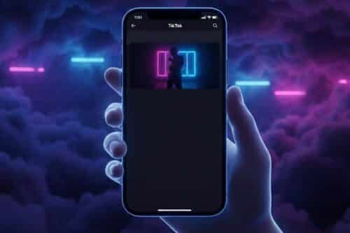 Mode sombre TikTok