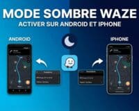 Mode sombre Waze