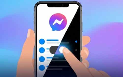 Mode sombre messenger