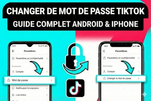 changer mot de passe TikTok