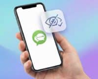 desactiver mention "Lu" iPhone