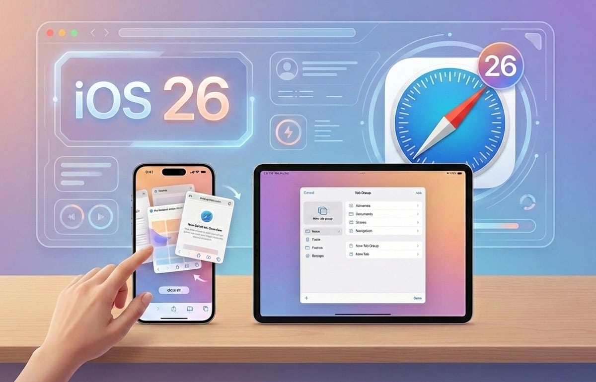 fermer/gérer onglets Safari iOS 26