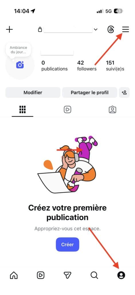 Retrouver publication aimé Instagram