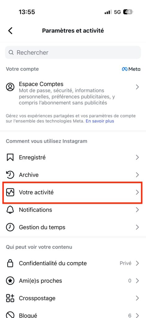 Retrouver un post Instagram