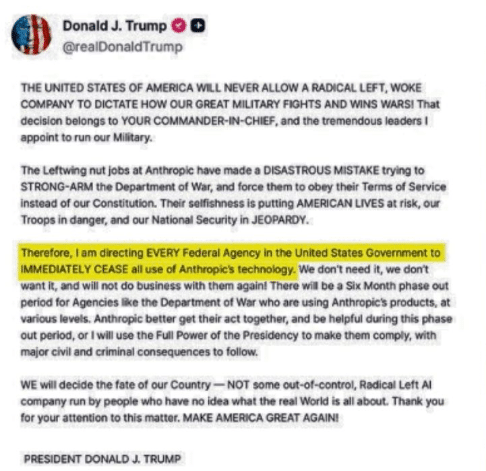 donald trump claude anthropic