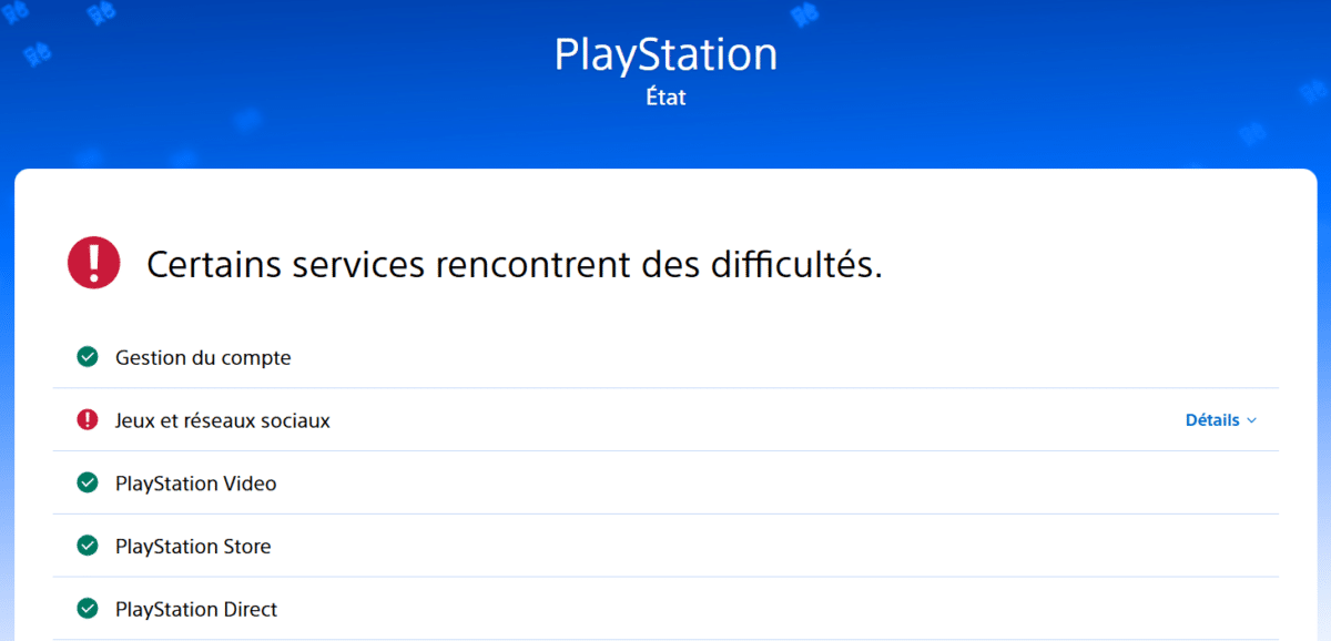 panne psn