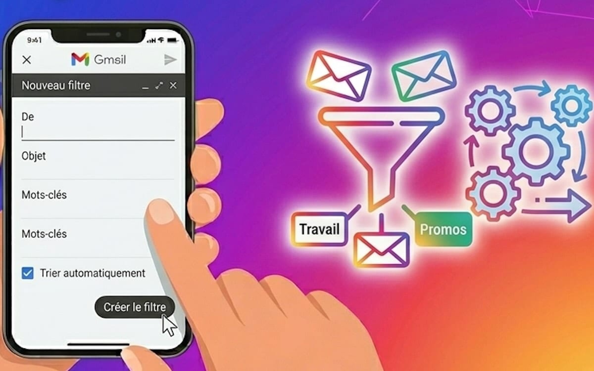 Comment créer un filtre Gmail