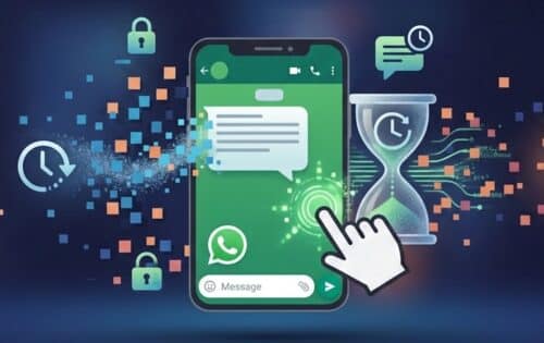 Messages éphémères whatsapp