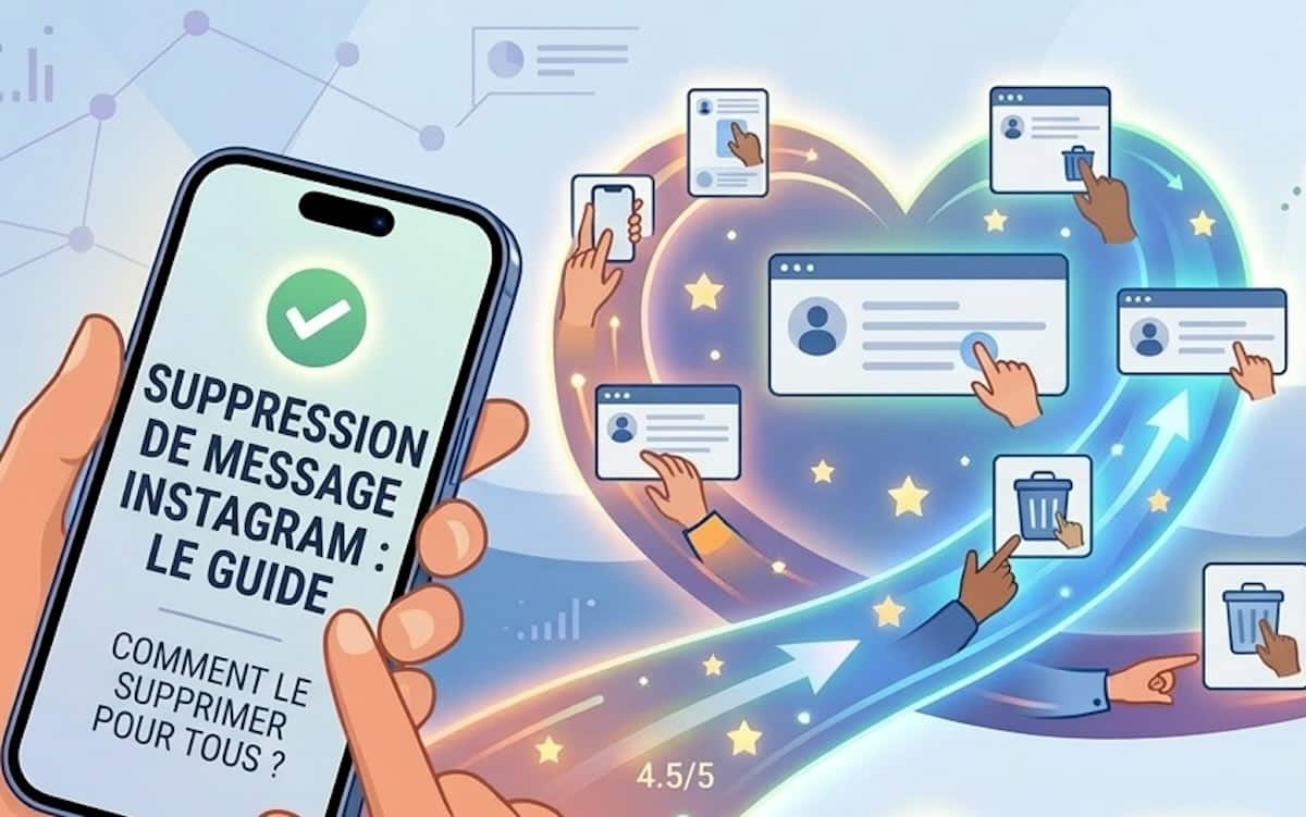 Supprimer messages Instagram