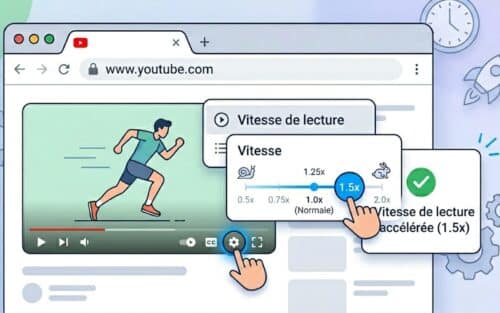 changer vitesse vidéo youtube
