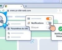 désactiver les notifications Google Chrome