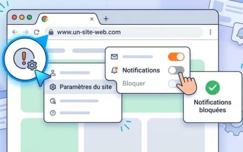 désactiver les notifications Google Chrome