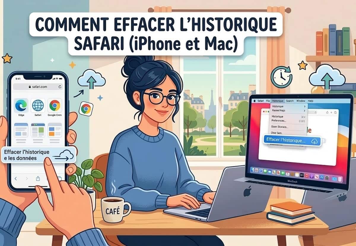 effacer historique Safari
