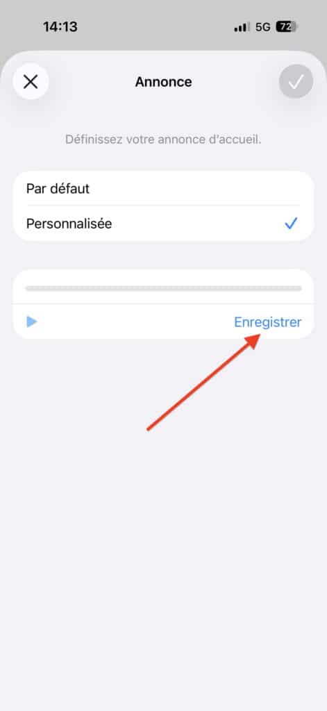 Modifier son répondeur sur iPhone
