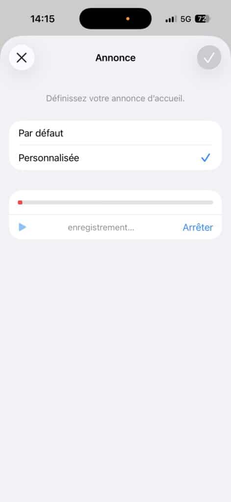 Chnager son répondeur sur iPhone