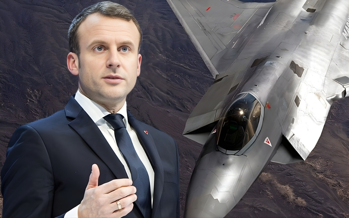 Emmanuel Macron SCAF