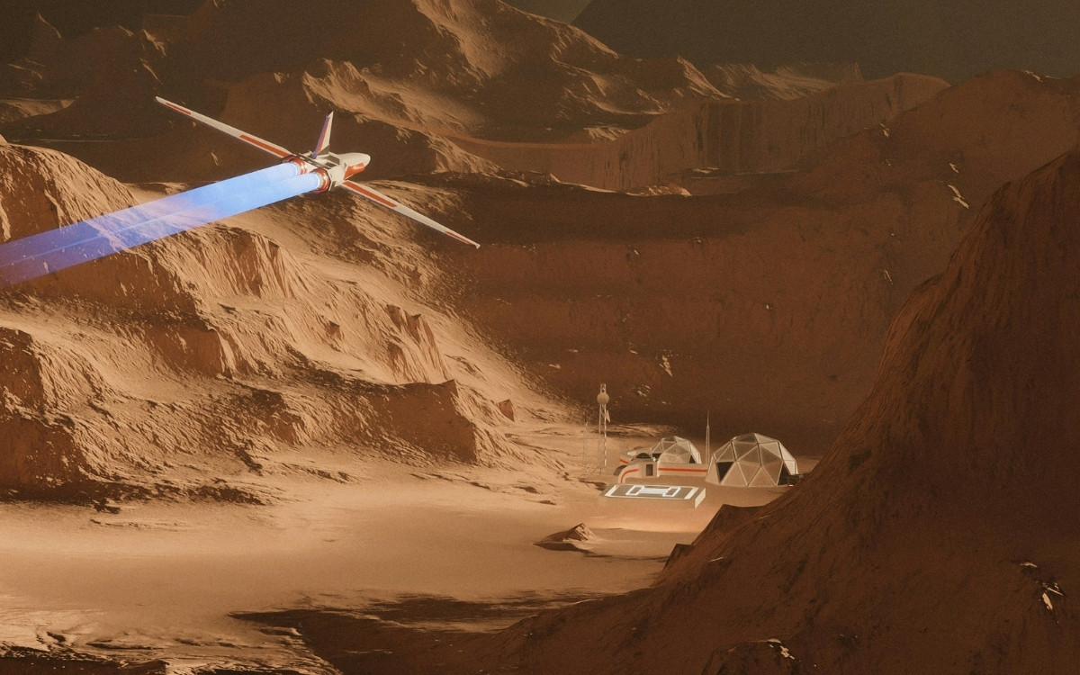 Mars voyage trajet