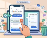 Supprimer historique Gemini