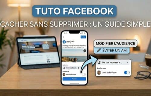 cacher publication Facebook