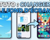 changer fond d'écran iphone
