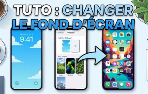 changer fond d'écran iphone