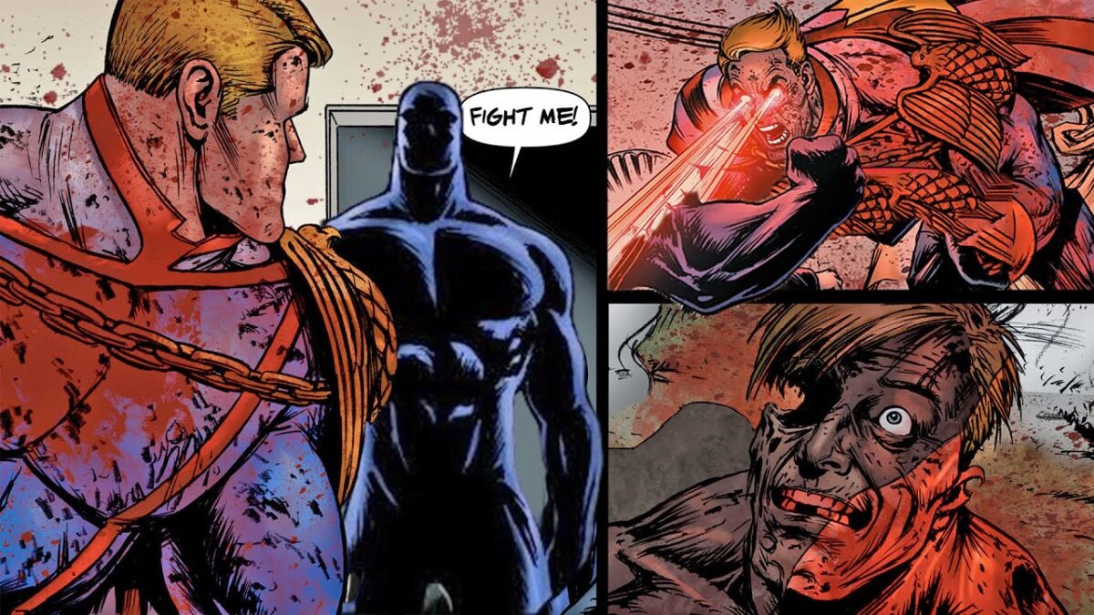 Homelander Black Noir The Boys mort comics