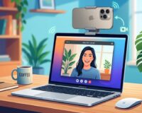 utiliser iPhone comme webcam sur Mac