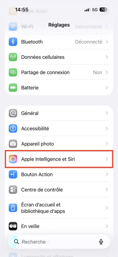 activer chatGPT sur Apple Intelligence