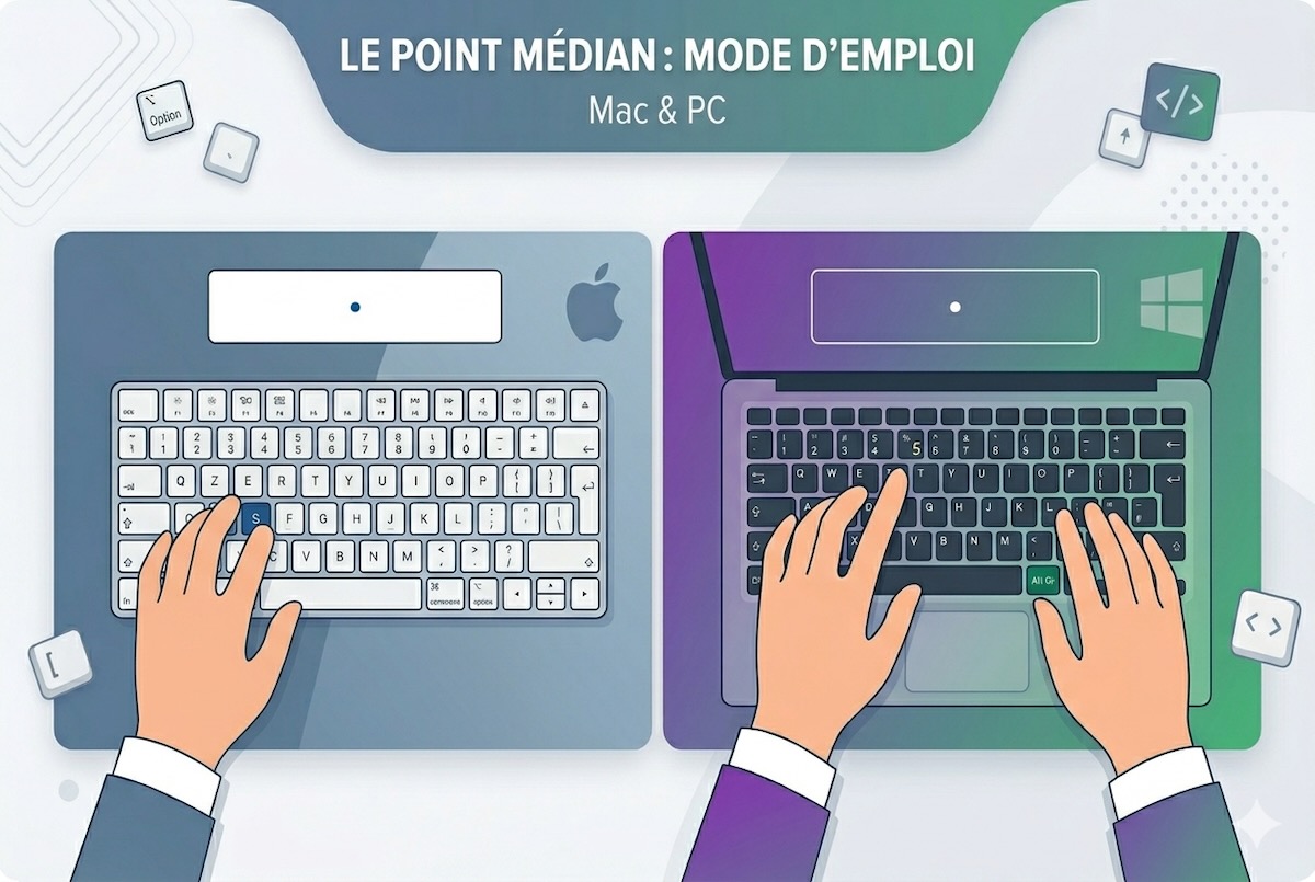 faire un point médian