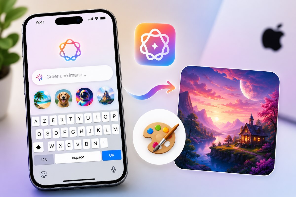Créer une image IA sur iPhone