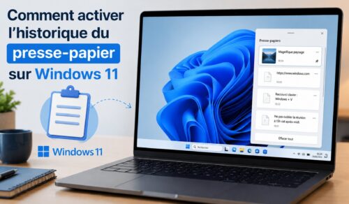 Comment activer l’historique du presse‑papier sur Windows 11