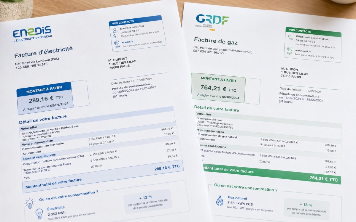 Gaz électricité été facture hausse augmentation