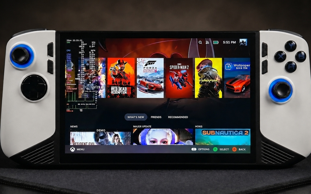 SteamOS Claw console portable