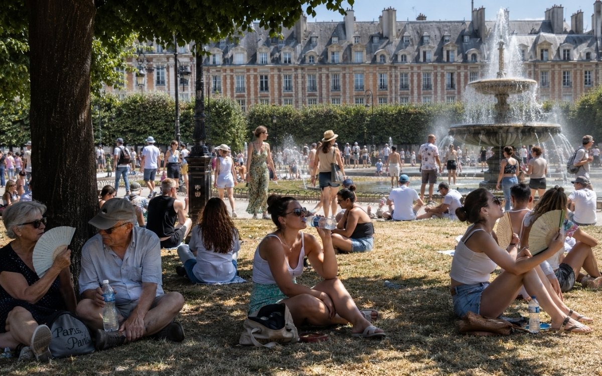 canicule solstice d'été France températures