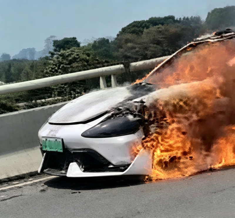Xiaomi SU7 Ultra feu batterie