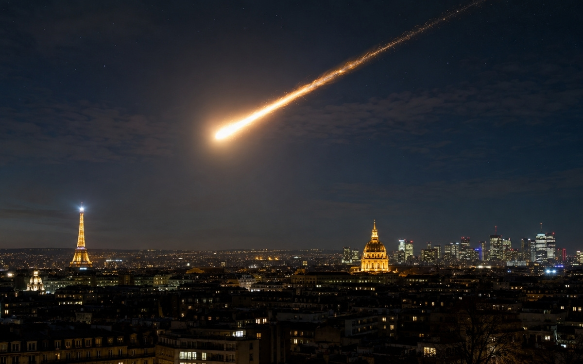météore bolide Paris île-de-france