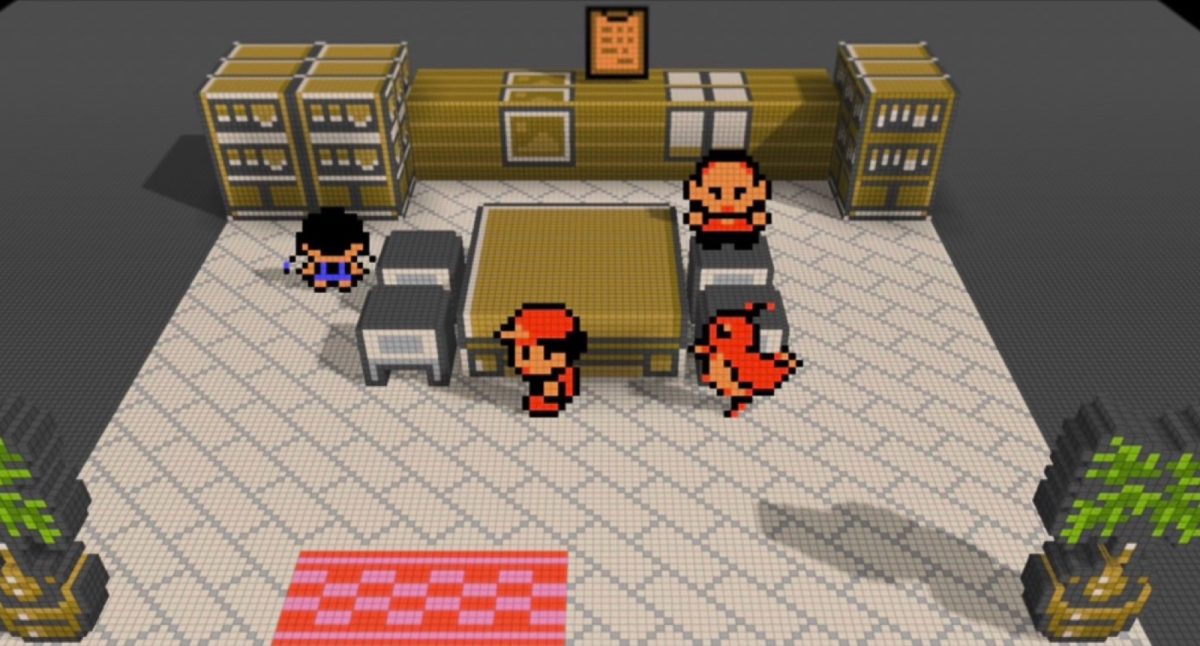 Pokémon Rouge Bleu 3D mod voxel
