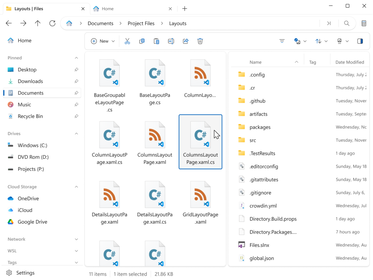 Clic droit Files Windows