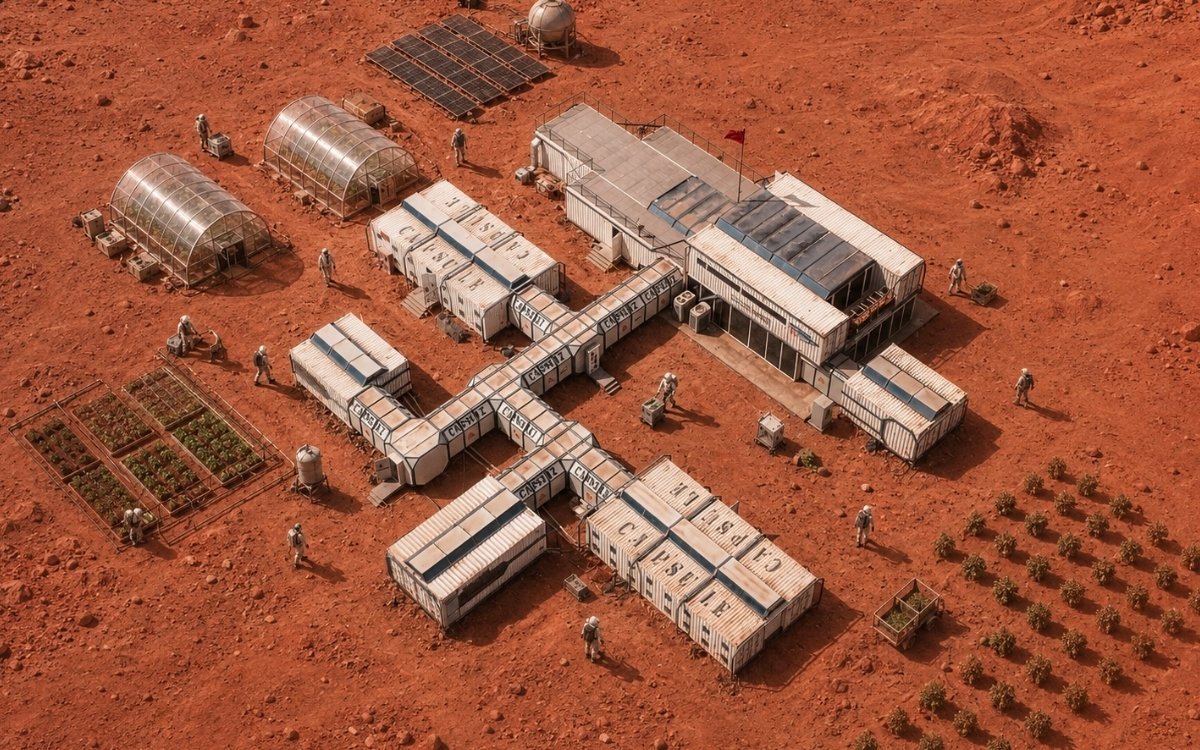 Mars colonisation habitation