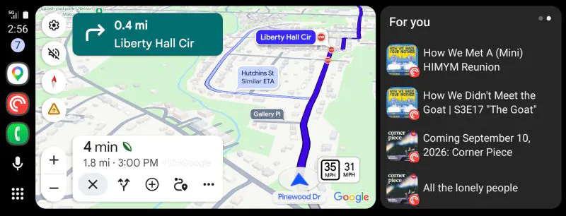 Android Auto Google Maps
