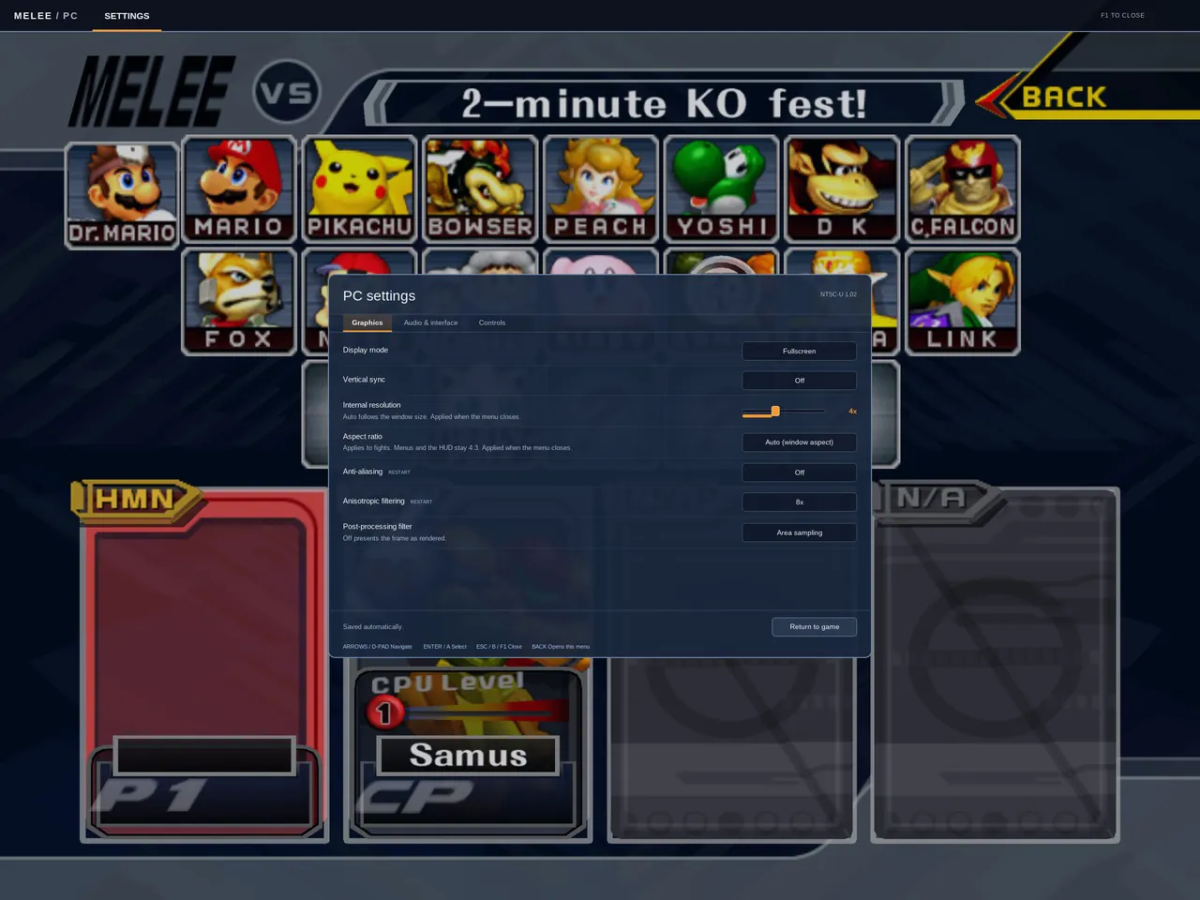 Super Smash Bros Android portage