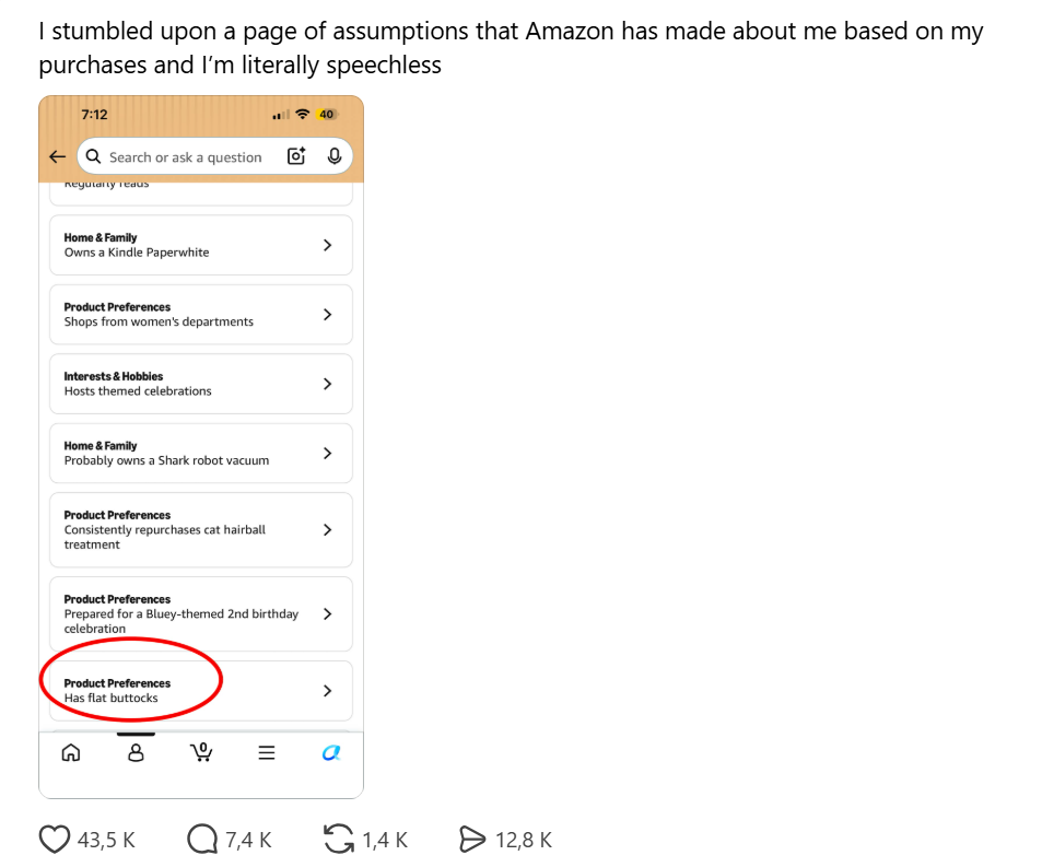 Amazon About you