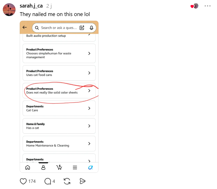 Amazon About you